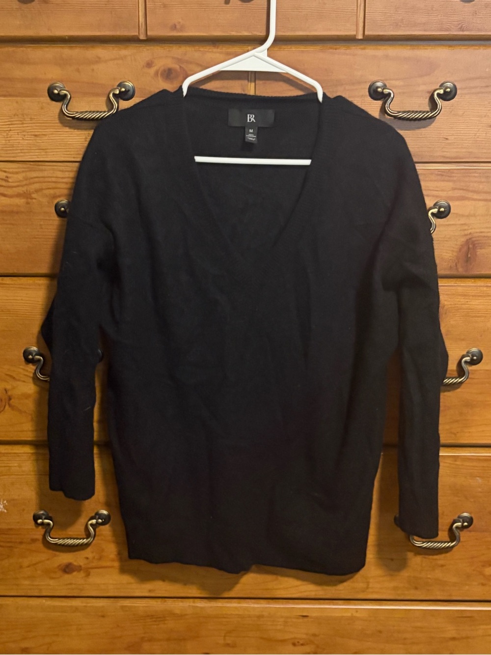 Banana Republic Black Women's V-Neck Sweater